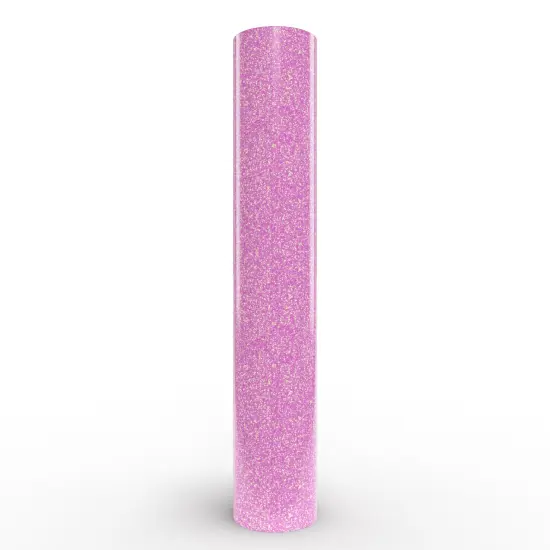 Siser&reg; Glitter Heat Transfer Vinyl, 11.8" x 60" Translucent Lt Pink {1}