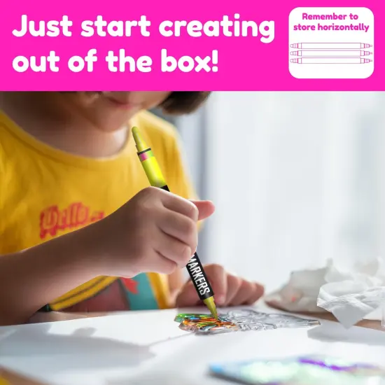 Acrylic Paint Markers Dual Tip (12 Pack) - Acrylic Markers Paint Pens for Rocks - Bold Acrylic Paint Pens Fine Tip and Dot Tip - Fabric Makers Permanent for Clothes Water Based Markers - Chalky Crown {3}