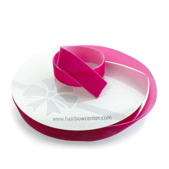 1" Velvet Ribbon (5yd & 25yd Spool Lengths) Fuchsia {4}
