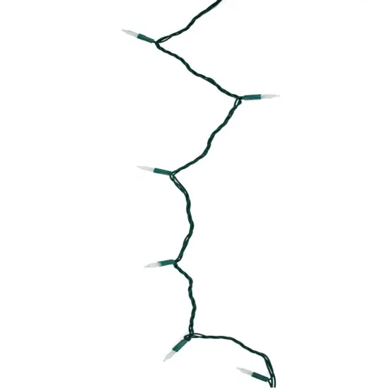 70 LED Indoor Outdoor Crosshatch Pointed Tip Christmas String Lights Cool White {5}