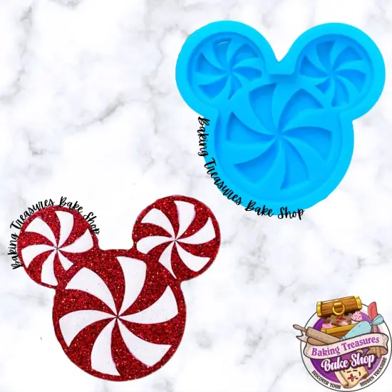 Mouse Candy Cane Silicone Mold {1}