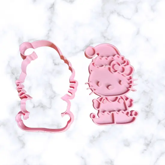 Cute CatChristmas Cutter +Stamp4 Inches each Reindeer {4}