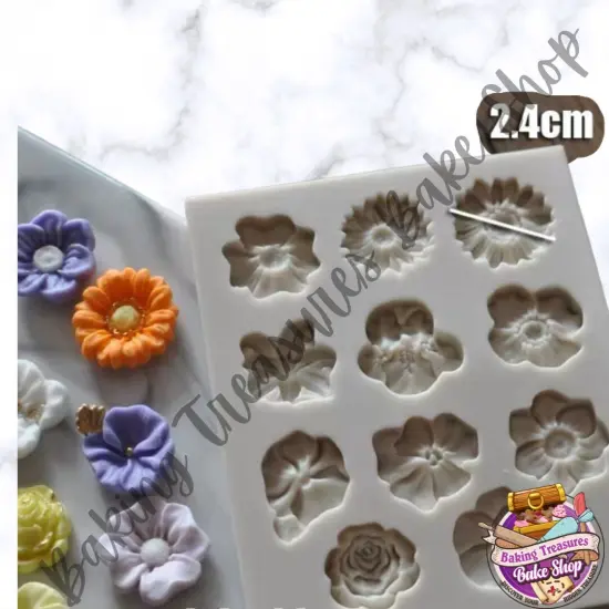 Flower Silicone Mold # 3 {4}