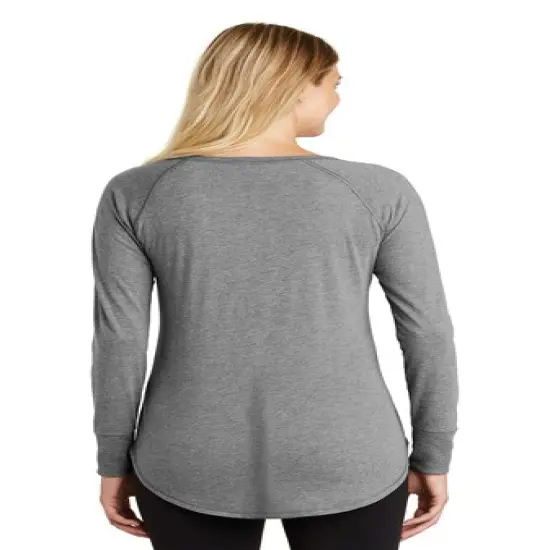 District&reg; Women&rsquo;s Tri Long Sleeve Tunic Tee Grey Frost {6}