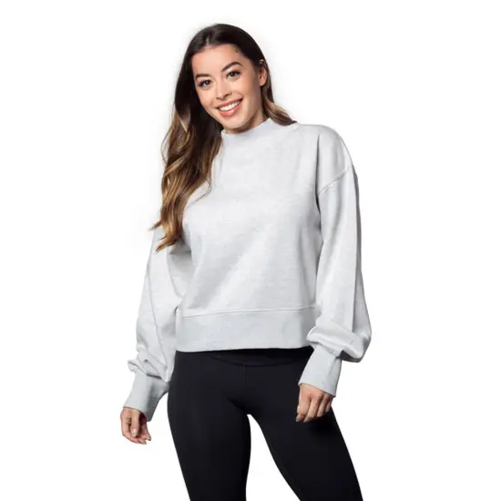 chicka-d &reg; Ladies Hailey Sweatshirt BLACK {3}