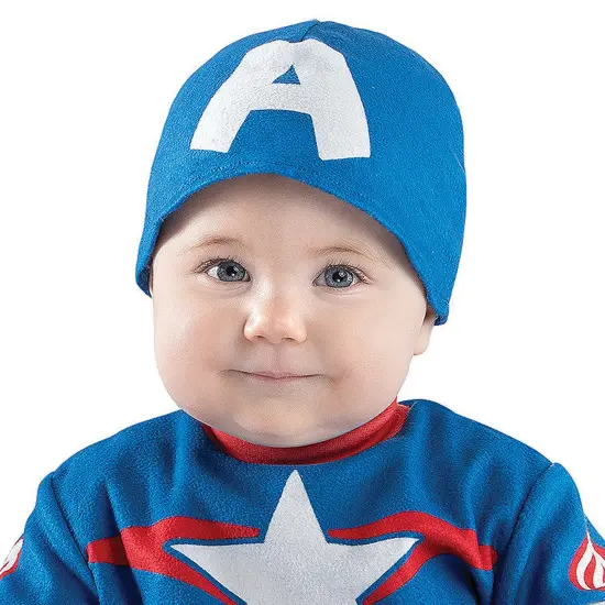 Capt America Steve Rogers Infant Costume {2}