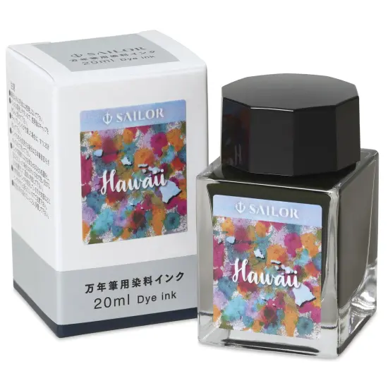 Sailor USA State Ink - Hawaii, Light Blue, 20 ml {1}