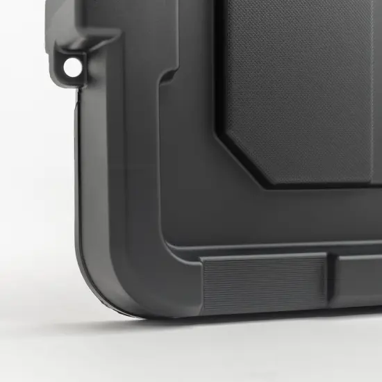 IRIS USA 3 Gal. Plastic Storage Bins with Lids, Latching Totes, Heavy Duty Containers Black {5}