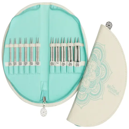 KnitPro-Mindful Warmth Interchangeable Knitting Needle Set-11 Pair Of Needles - 4" - Special {4}