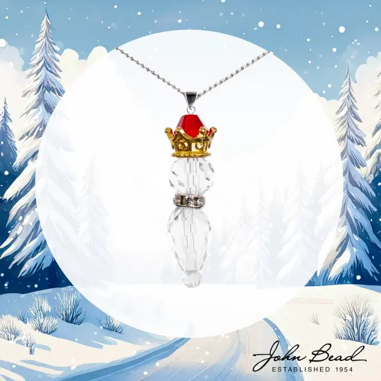 Crystal Lane DIY 7" Designer Holiday Glass Bead Mix Strand Three Wise Men Stack {2}