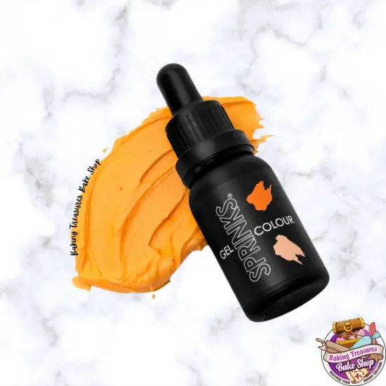 Sprinks Sunset Orange Gel Colour - 15ml {1}