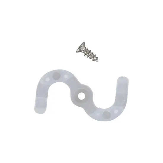 Northlight Surface Mount Christmas Clips for C9 and C7 Light Sockets - 100pc Clear {1}