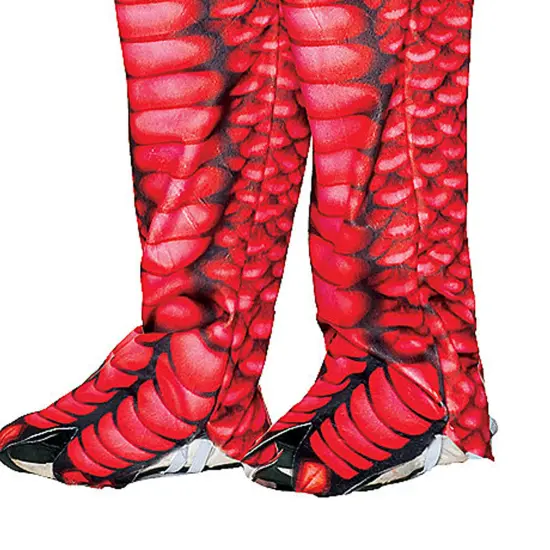 Toddler Red Dragon Printed Costume {5}