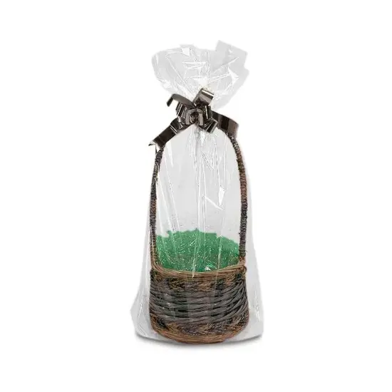 23" x 9" Gusseted Pinched Bottom Basket Bags100 Count for Gifts and Packaging {3}