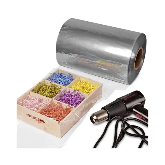 100 Gauge Pvg Shrink Film Tubing 12" x 1500 Yards {3}