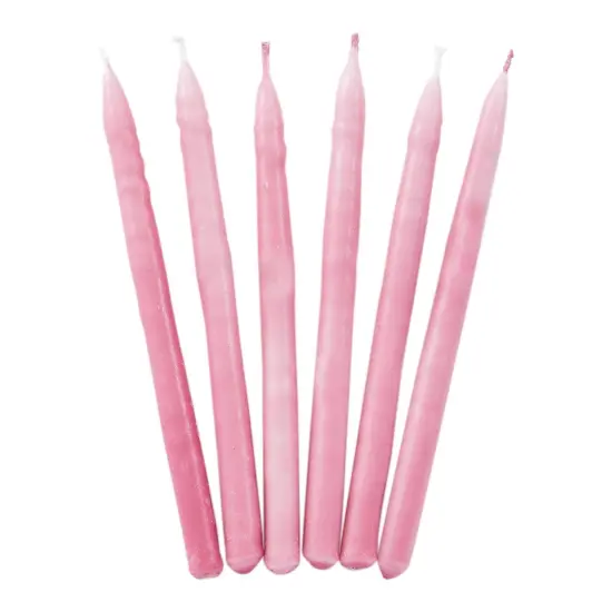 Rite Lite Hanukkah for a Cause Pink Breast Cancer Candles - 5" {4}