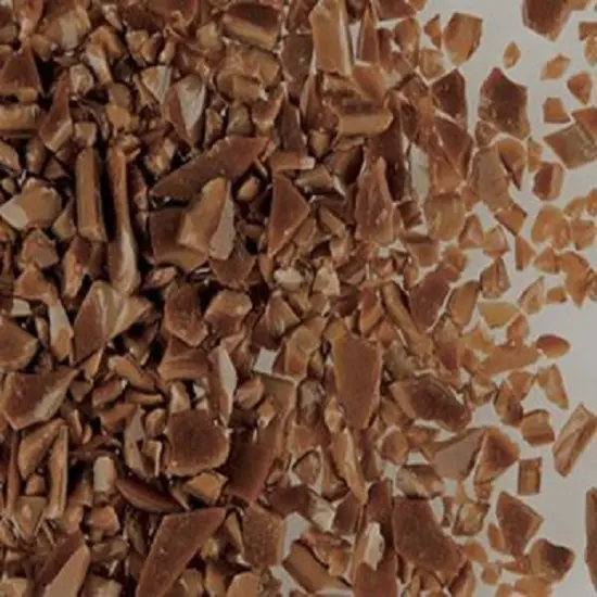 Oceanside Fusible Glass Frit Medium Chestnut Opal 96 COE - 8.5oz Jar (2114) {1}