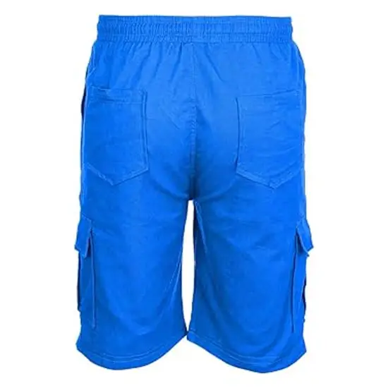 WUHOU Men's Swimming Trunk Set Blue {4}