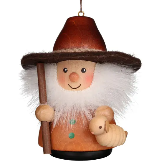 Shepherd with Sheep Ornament 3" {1}