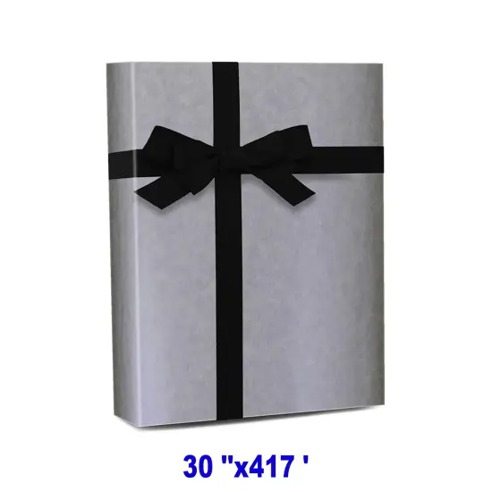 Heavy-Duty Solid Color Wrapping Paper 30" x 417' Roll 55 lb for Retail & Gift Use {1}