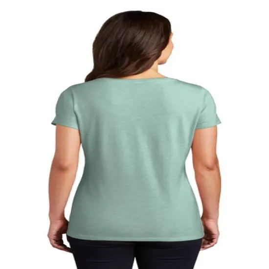 District&reg; Women&rsquo;s Perfect Tri V-Neck Tee Navy Frost {6}