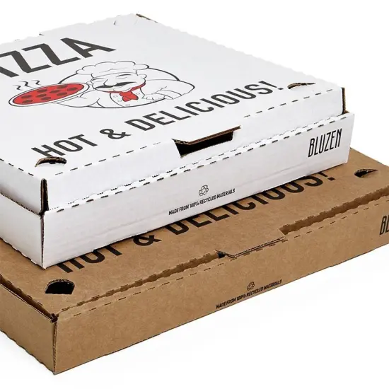 Printed Hot & Delicious Pizza Box Large 16" x 16" x 1 5/8" {4}