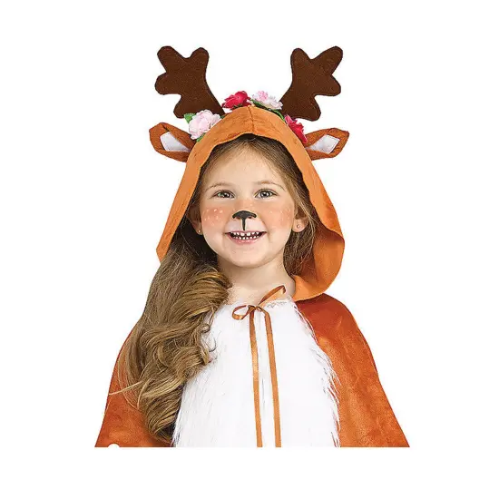Cape Deer Hooded Toddler Costume {3}