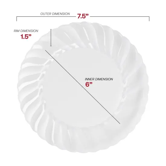 Clear Flair Plastic Dinnerware Value Set (144 Guests) {4}