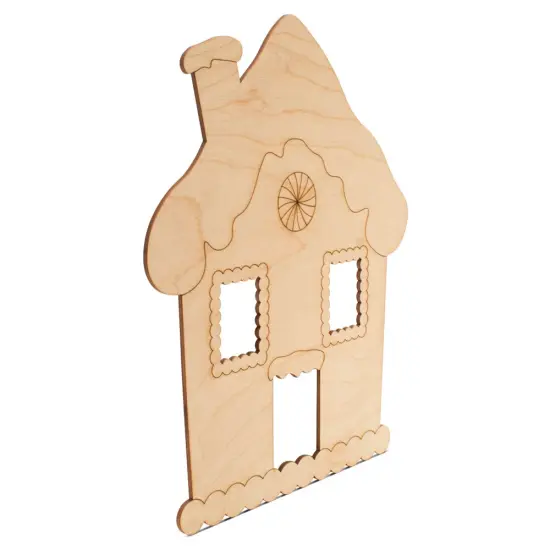 Christmas Wood Gingerbread House Cutout, From 6"- 22" | Woodpeckers {2}