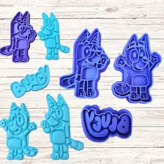 Heeler Dog Family mini 3 pcs set cookie cutter {3}