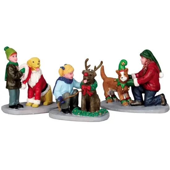 Doggie Dress Up, Set Of 3 - Lemax {1}