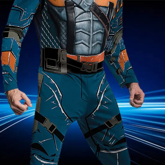 Men&rsquo;s Batman Arkham Deathstroke Cosplay Costume &ndash; Premium Armor Suit {3}