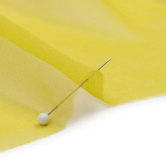 1 Yard Premium Warm Olive Silk Chiffon Fabric Scarf Material, 44 Inches Wide {2}