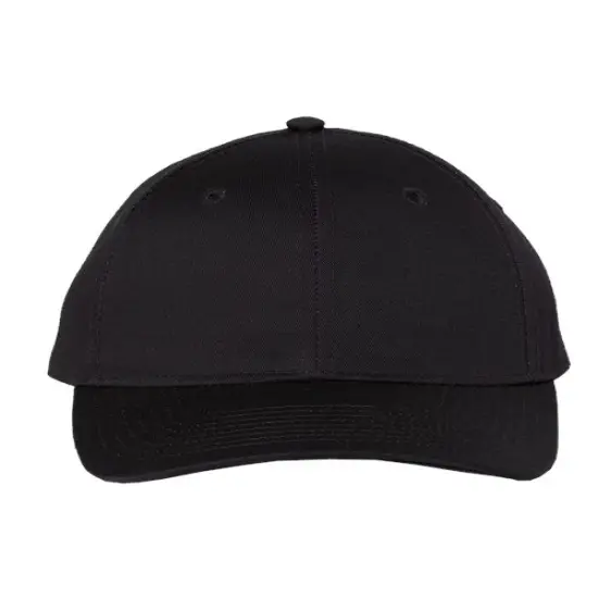 Valucap&reg; Lightweight Twill Cap Classic Comfortable Fit Black {1}