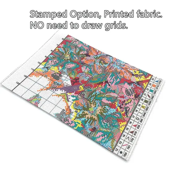 Cross Stitch Kits Little Turtle Looking for Mom 11CT Stamped Patterns Easy Cross Stitching Embroidery Needlework Kit Supplies (Turtle) {5}