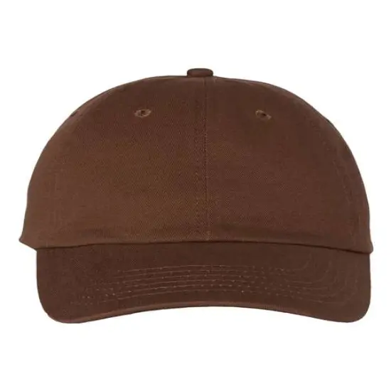 Valucap&reg; Adult Bio Washed Classic Dad Hat Brown {1}