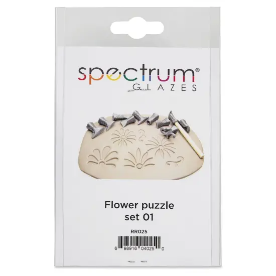 Spectrum Stamps - Flower Puzzle, Set of 10 {1}