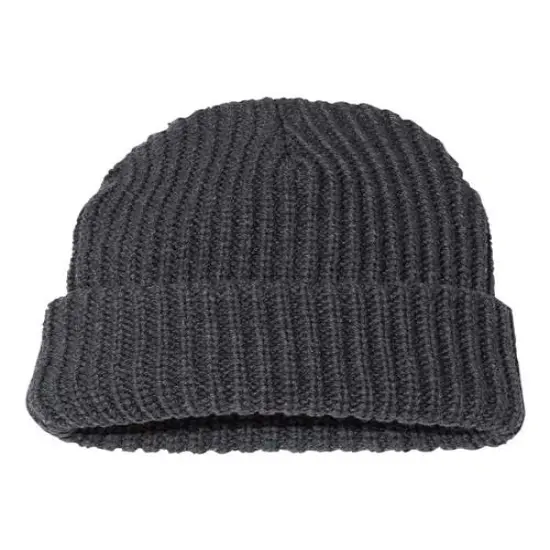 Sportsman&reg; 12" Chunky Cuffed Beanie Charcoal {2}