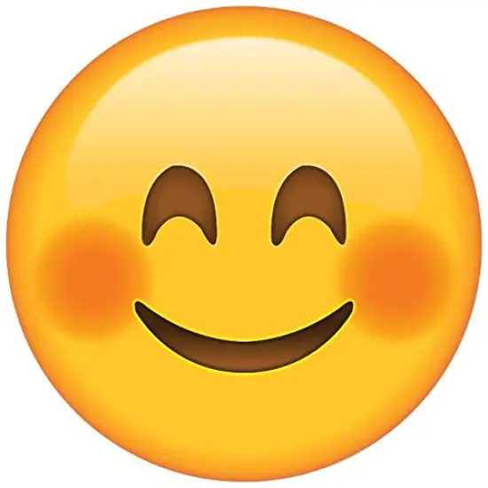 Emoji Edible Icing Images 7.5 inch round (Smiles) {1}