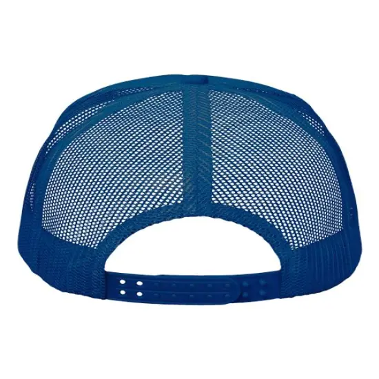 Valucap&reg; Foam Mesh Back Trucker Cap Royal/ Royal {2}