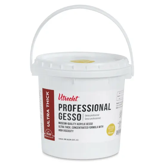 Utrecht Professional Acrylic Gesso - 128 oz {2}