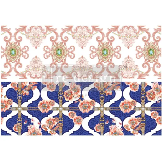 Decor Transfers&reg; - Cece Fashion & Florals - total sheet size 24"x35", cut into 2 sheets {1}