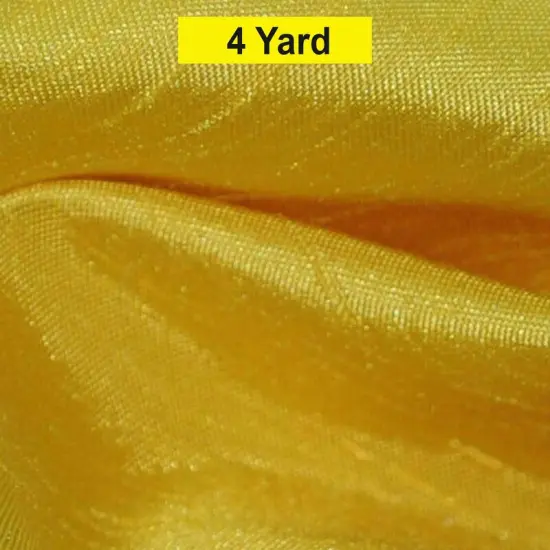 Shantung Satin Fabric Satin Dupioni Silk for Apparel and Garments 60" wide Yellow {1}