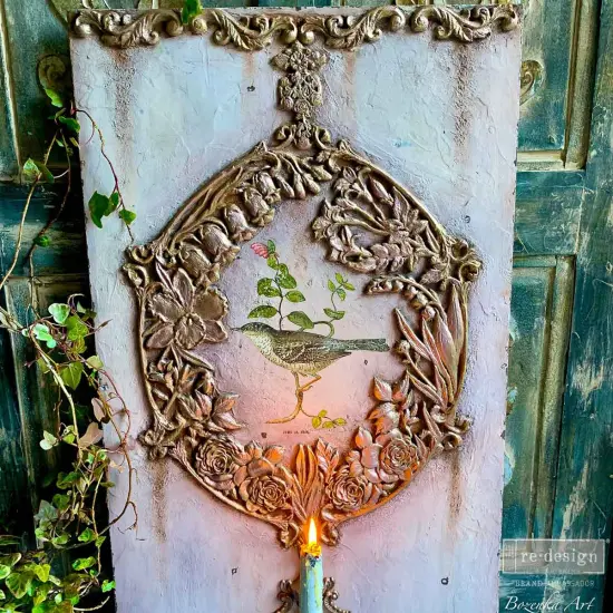 Redesign Decor Moulds&reg; - Sweet Bellflower - 8"x5", 8mm thickness Copyright #VA0002330071 {3}