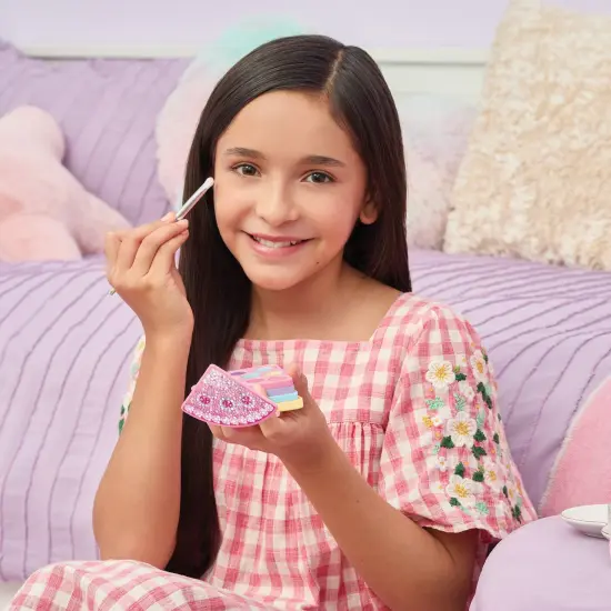 3C4G: That Takes the Cake! Cosmetic Palette - 21pc Shaped Complete Beauty Set, Blush-Eyeshadow-Lip Gloss-Nail Polish, Three Cheers For Girls, Kids 8+ {7}