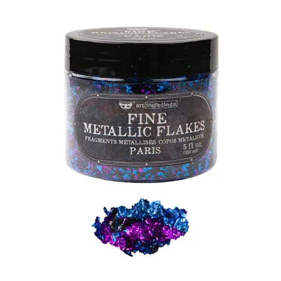 Art Ingredients - Metallic Flakes - Paris - 1 jar, total weight 30g including container {1}