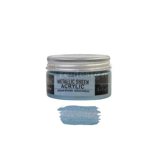 Redesign Metallic Sheen Pat - Rare Aqua - 1 jar, 100 ml (3.4 fl oz) pat  {1}