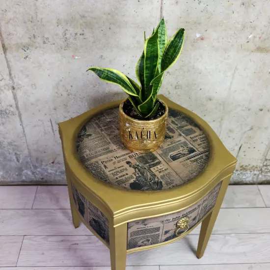 Decoupage Decor Tissue Paper - Newsprint - 1 sheet, 19"x30" {5}