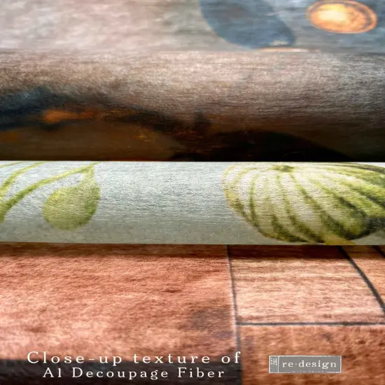 A1 Decoupage Fiber - Sepia Rainforest {3}