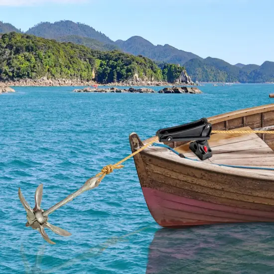 3-Piece Fishing Boat Accessory Set with Adjustable Go Pro Mount, Rod Holder, and Oar Holder {6}